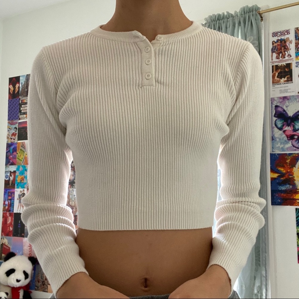 Brandy Melville Delilah Knit Top